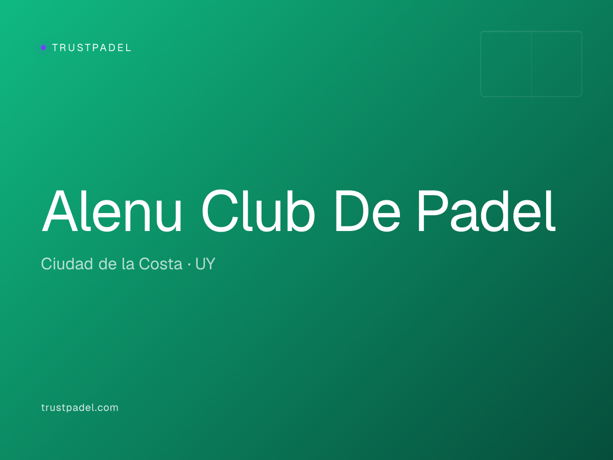 Alenu Club De Padel padel club