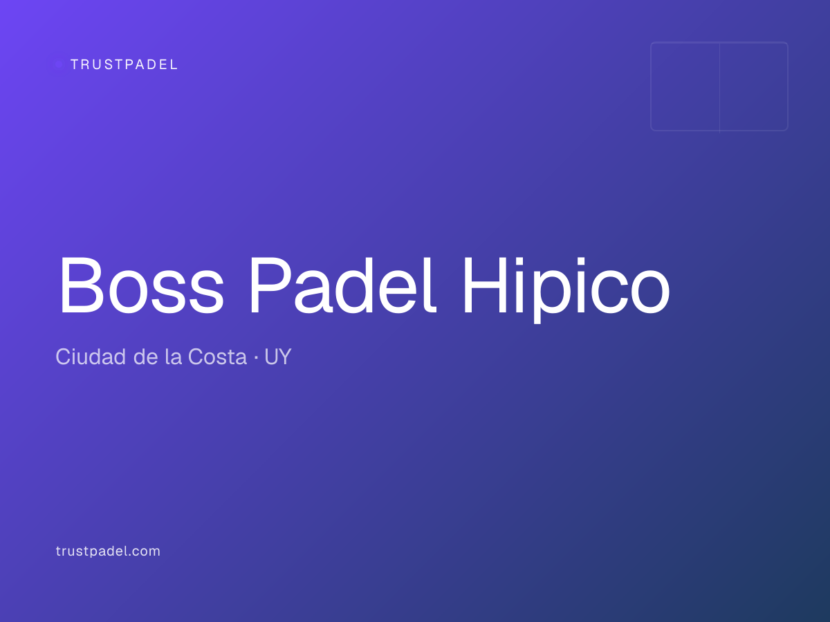 Boss Padel Hipico padel club