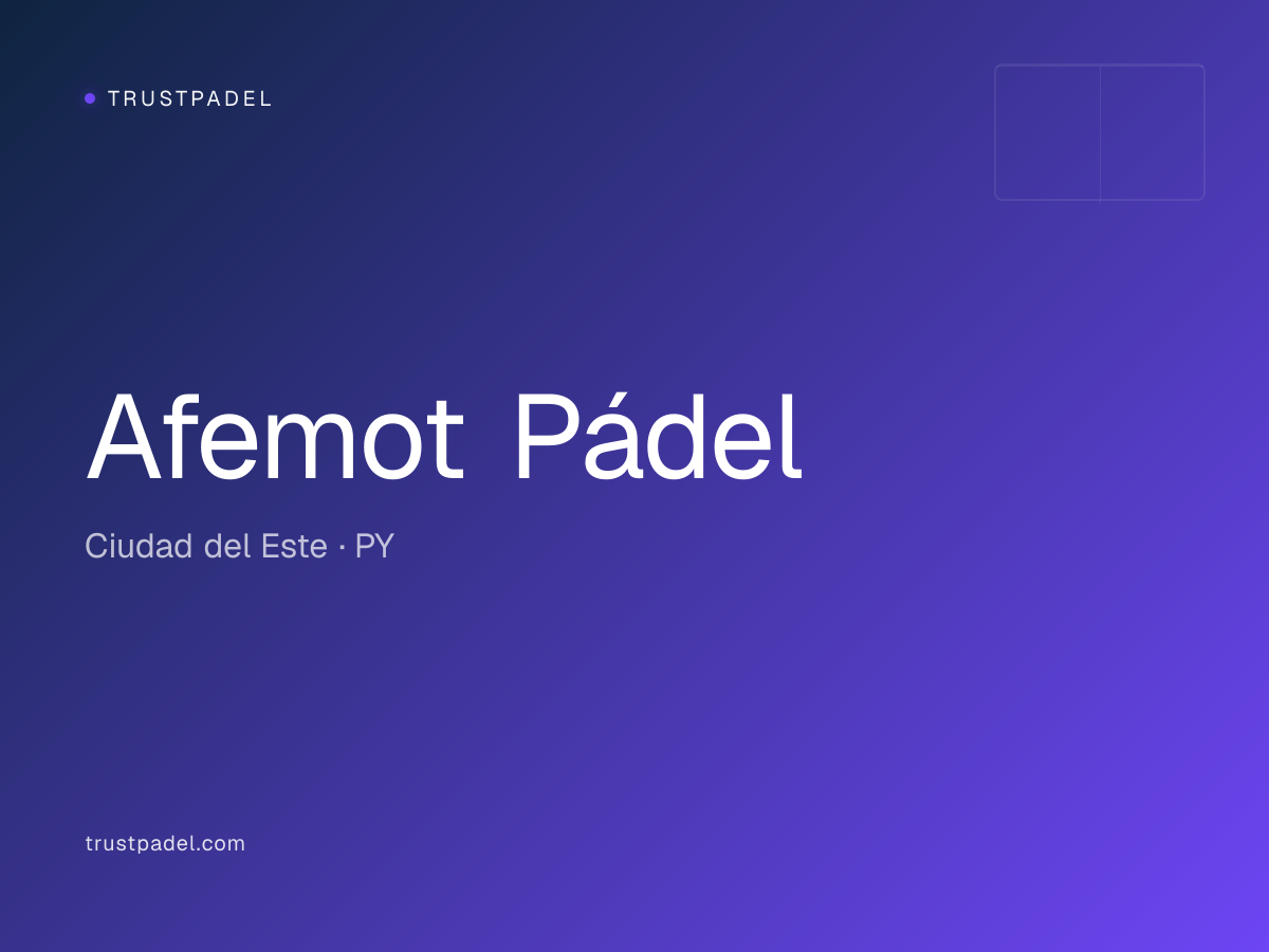 Afemot Pádel padel club