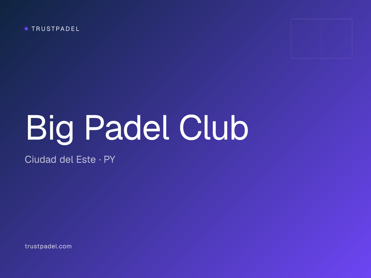 Big Padel Club padel club