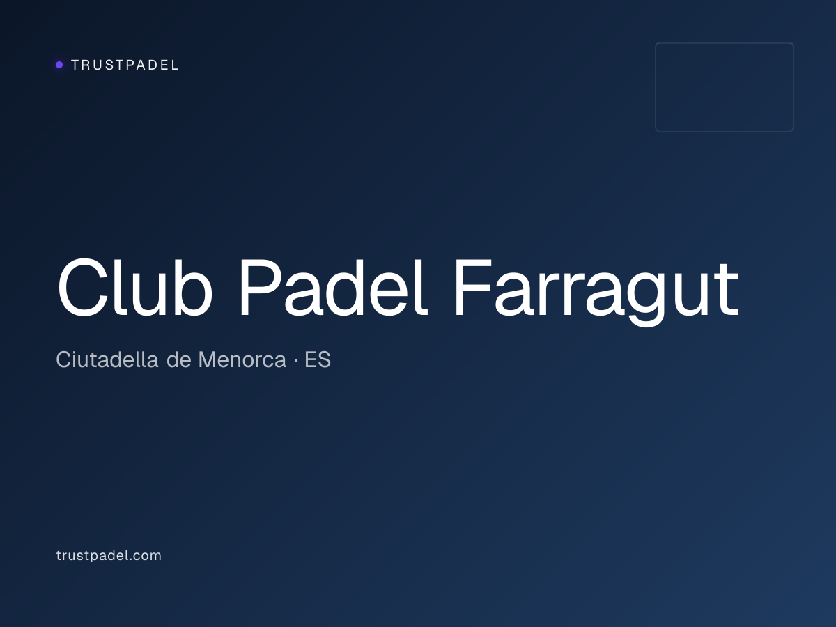 Club Padel Farragut padel club