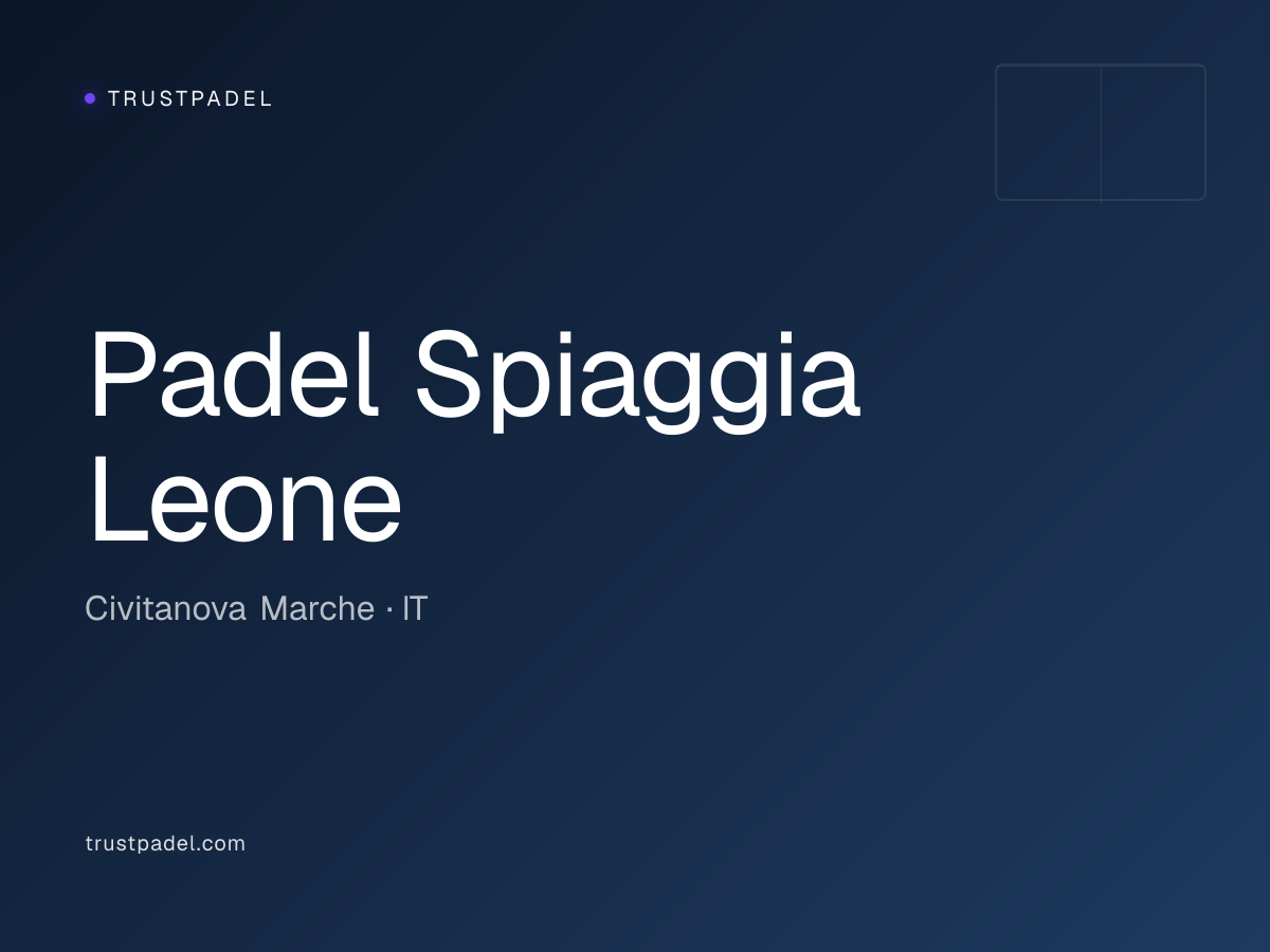 Padel Spiaggia Leone padel club