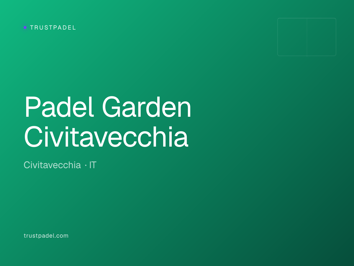 Padel Garden Civitavecchia padel club