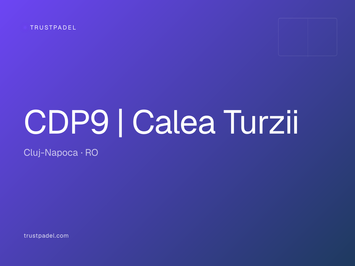 CDP9 | Calea Turzii padel club