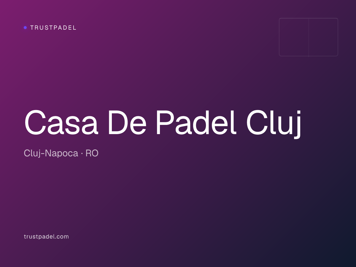 Casa De Padel Cluj padel club