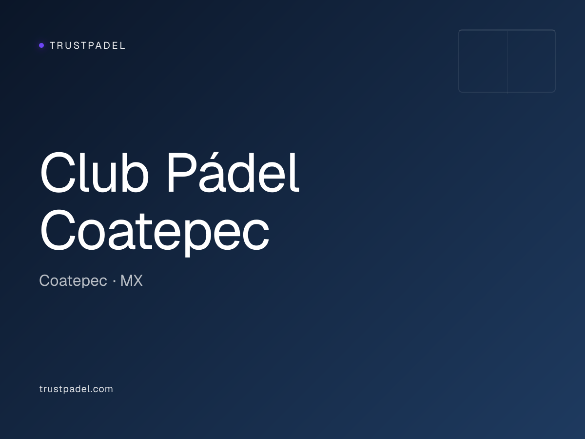 Club Pádel Coatepec padel club