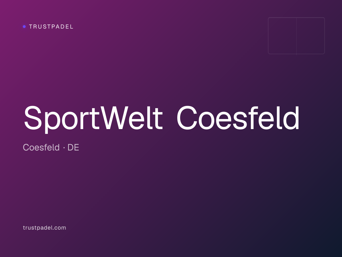 SportWelt Coesfeld padel club