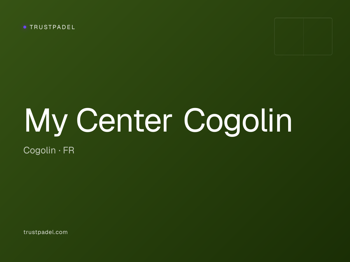 My Center Cogolin padel club