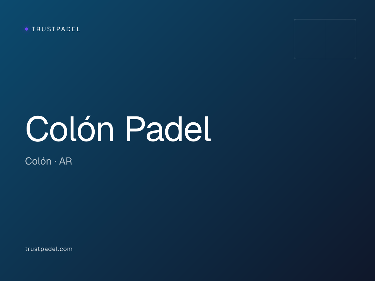 Colón Padel padel club
