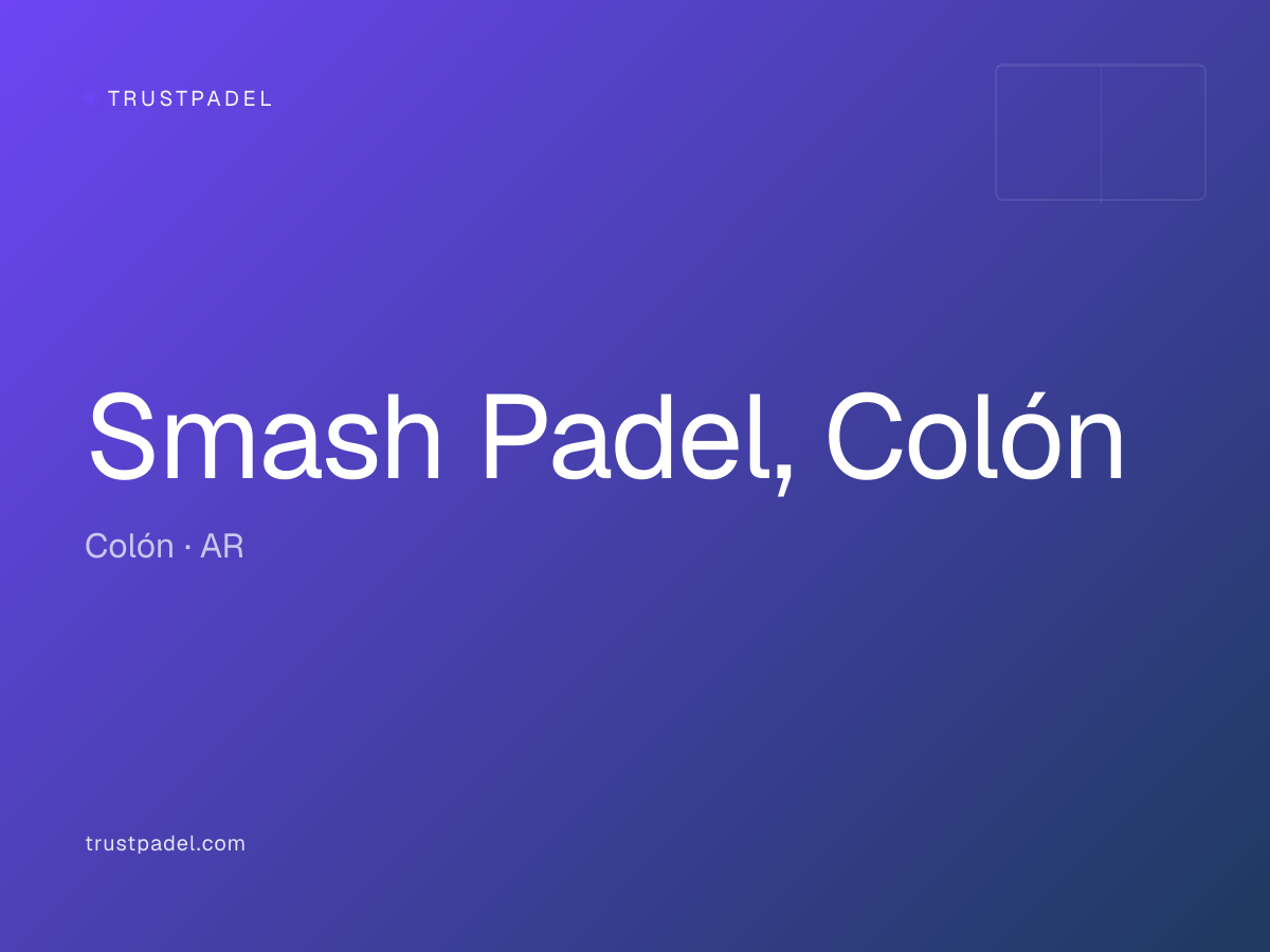 Smash Padel, Colón padel club