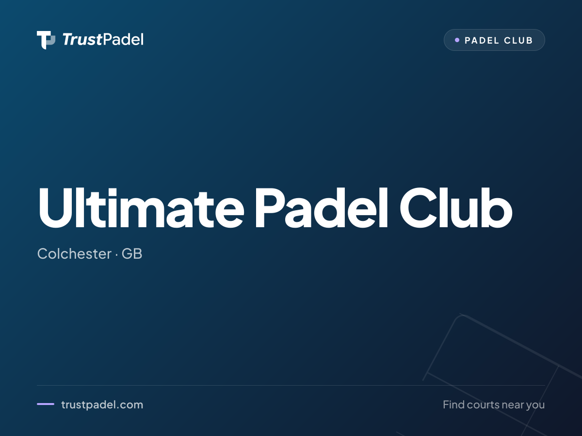 Ultimate Padel Club padel club