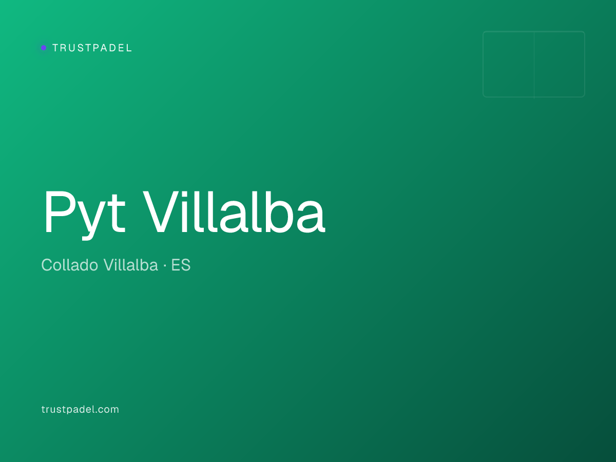 Pyt Villalba padel club