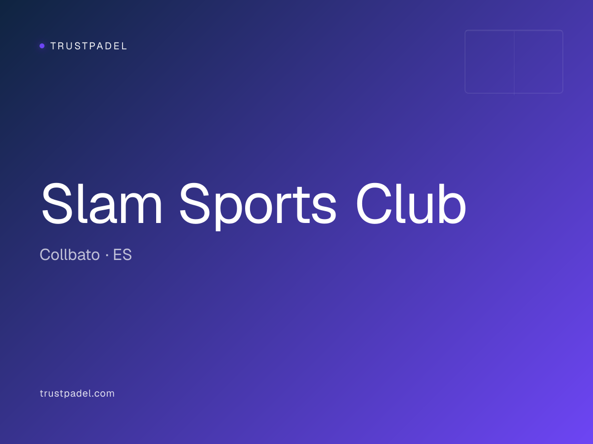 Slam Sports Club padel club