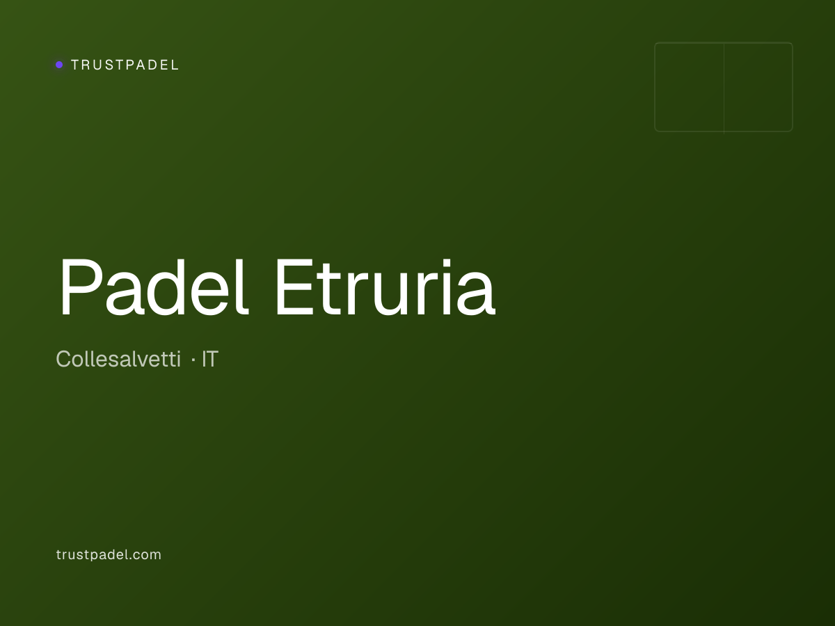 Padel Etruria padel club