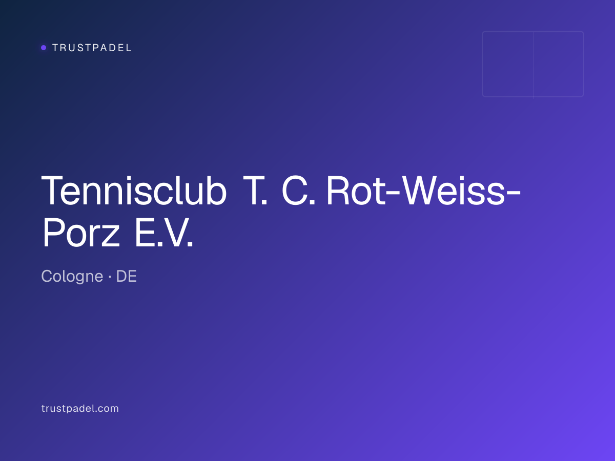 Tennisclub T. C. Rot-Weiss-Porz E.V. padel club