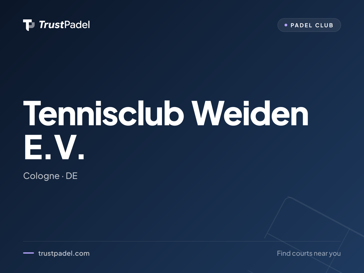 Tennisclub Weiden E.V. padel club