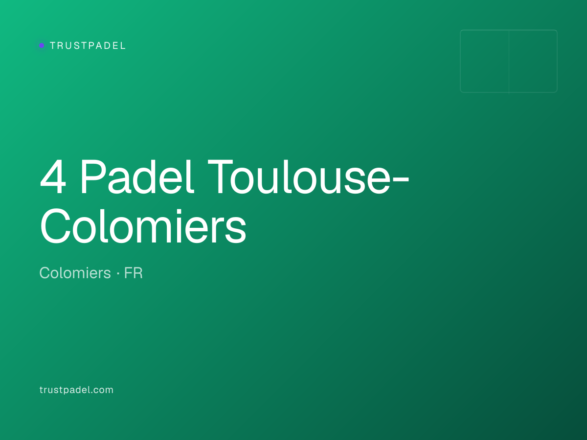 4 Padel Toulouse-Colomiers padel club