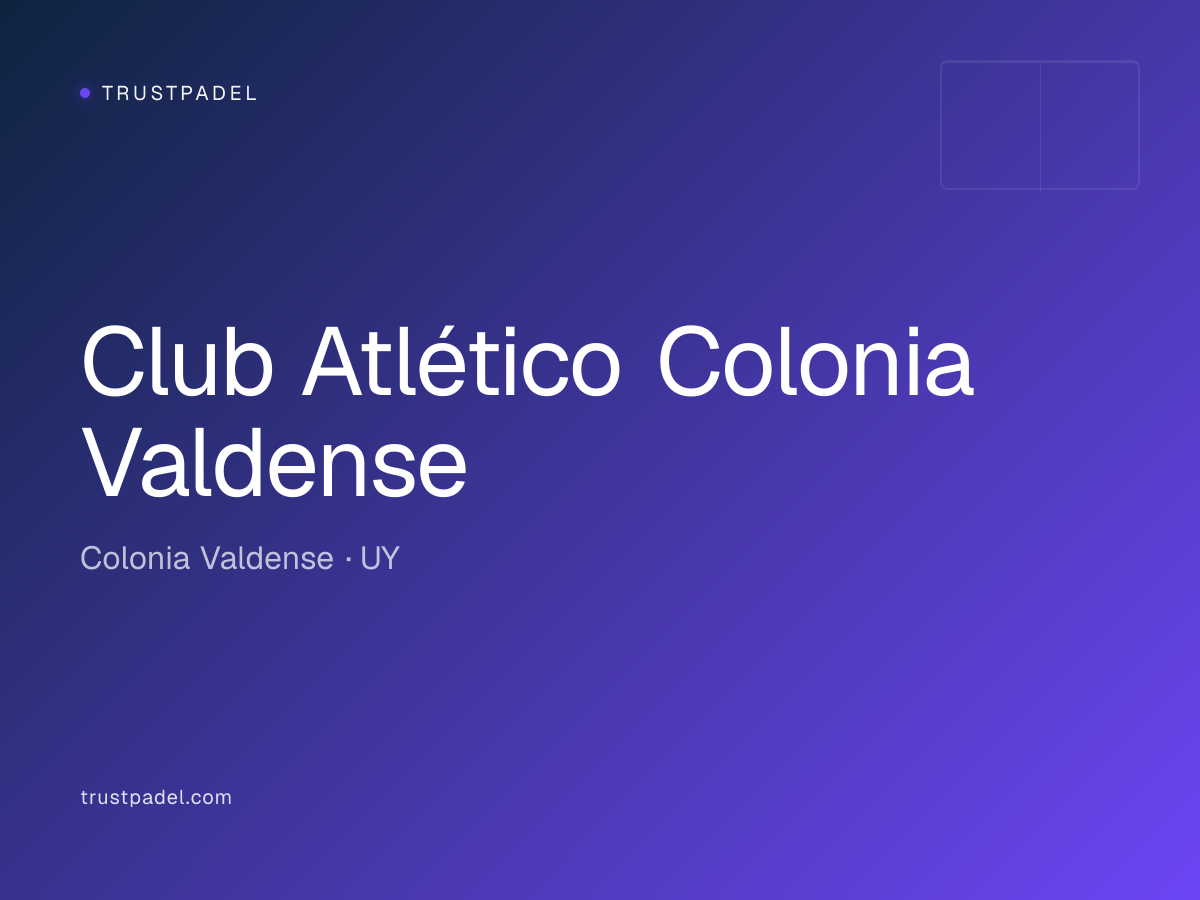 Club Atlético Colonia Valdense padel club