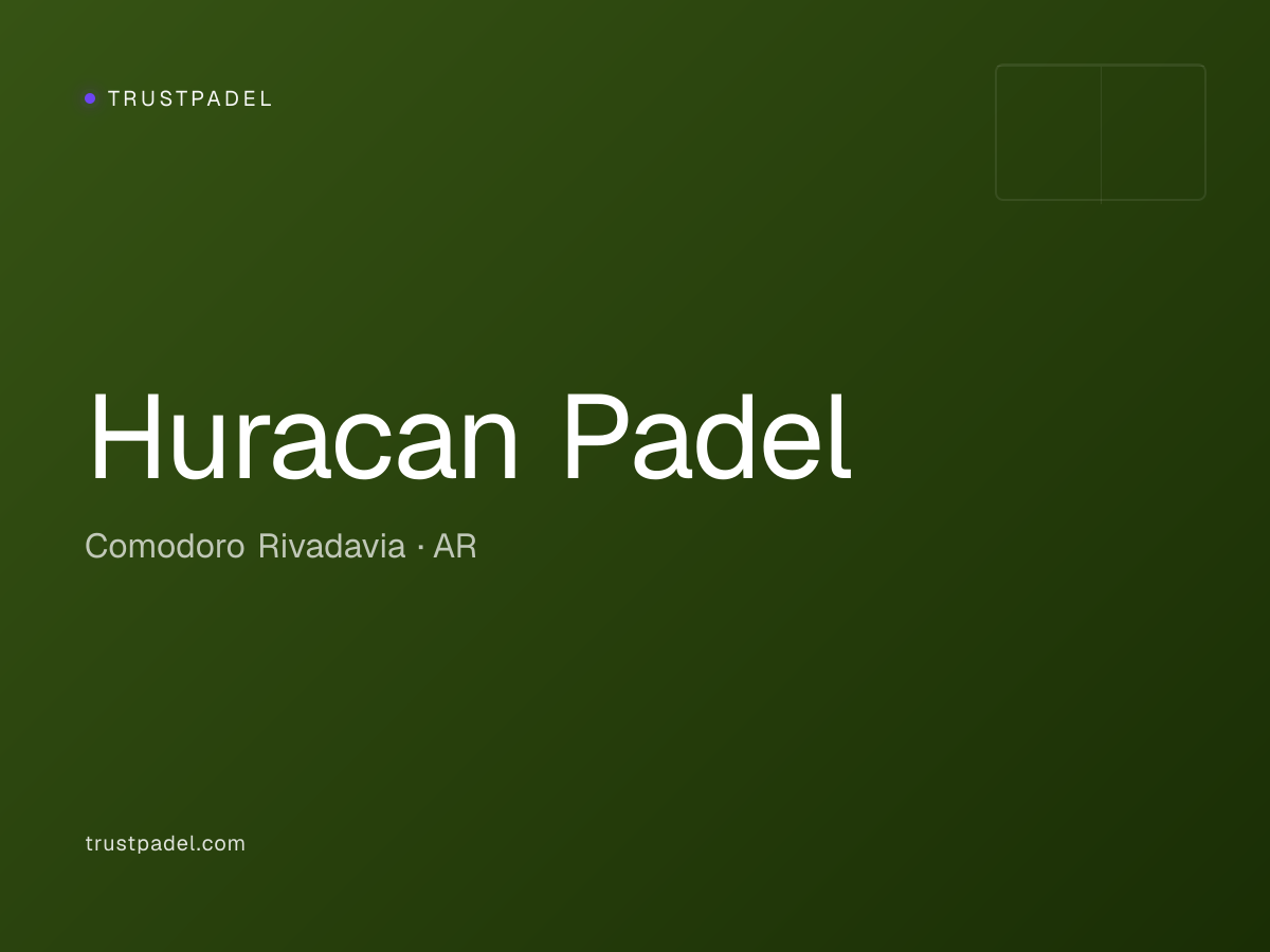 Huracan Padel padel club