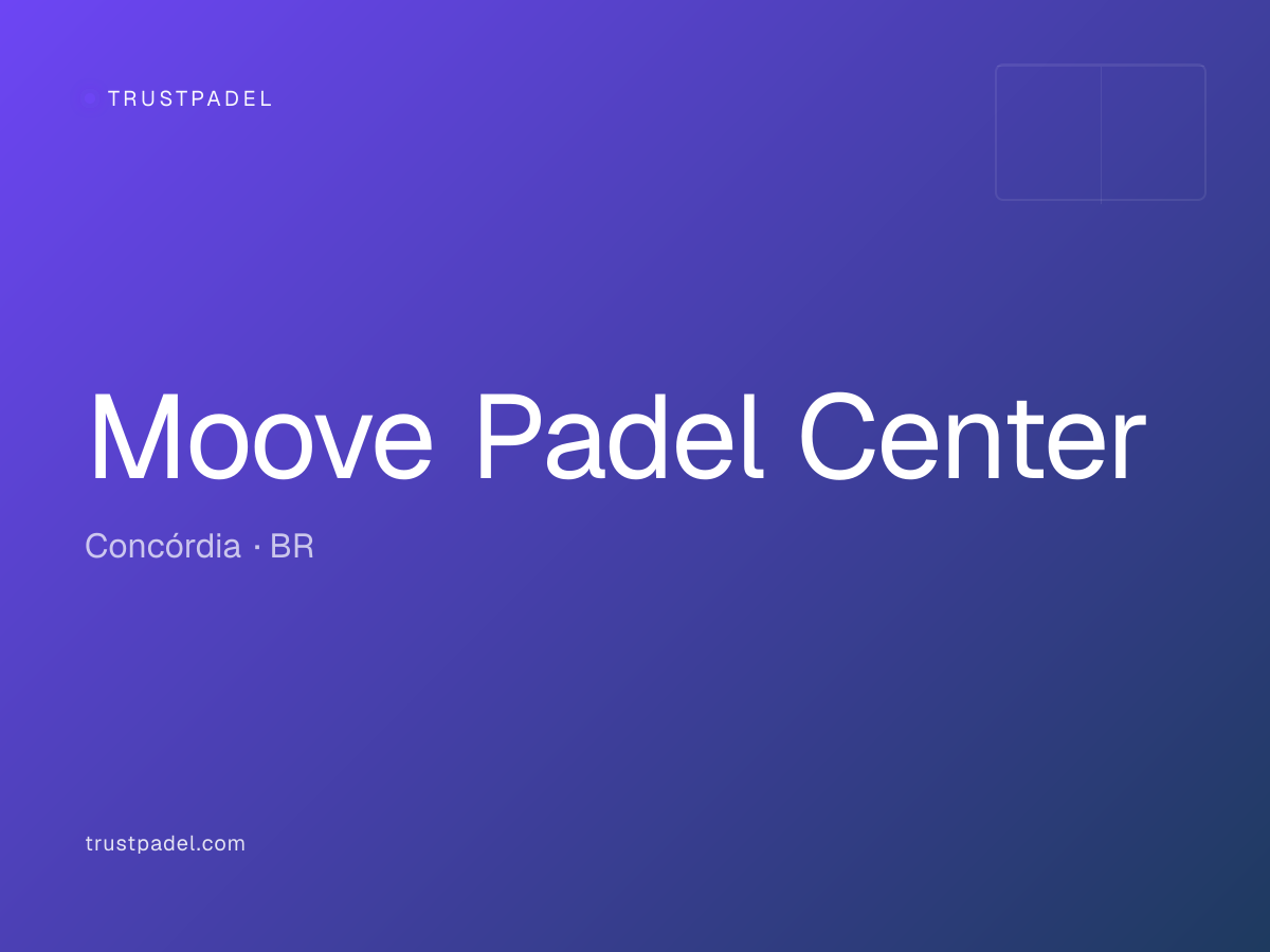 Moove Padel Center padel club