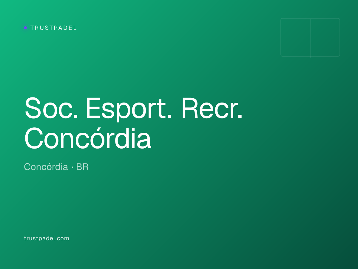Soc. Esport. Recr. Concórdia padel club