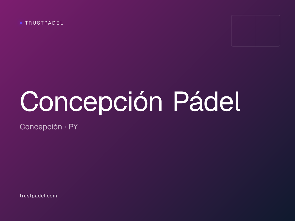 Concepción Pádel padel club