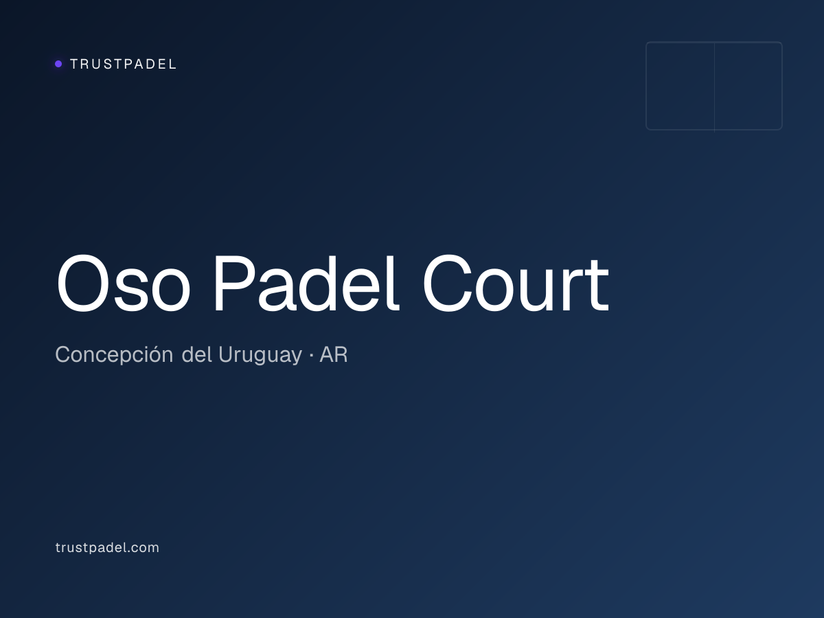 Oso Padel Court padel club
