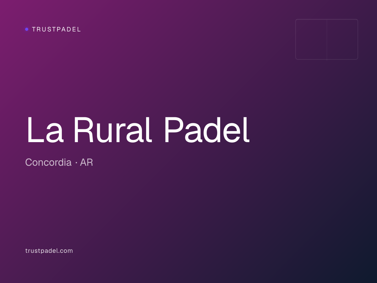 La Rural Padel padel club
