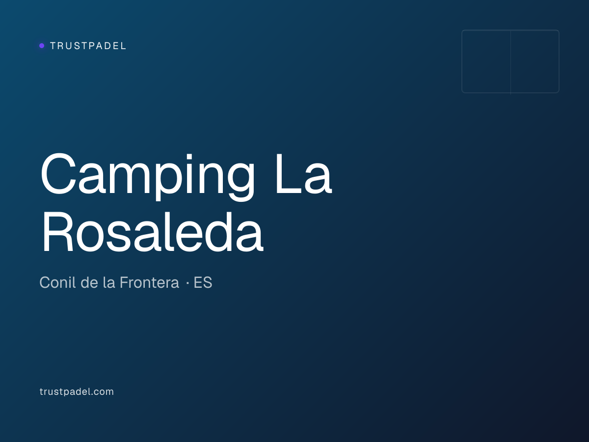 Camping La Rosaleda padel club