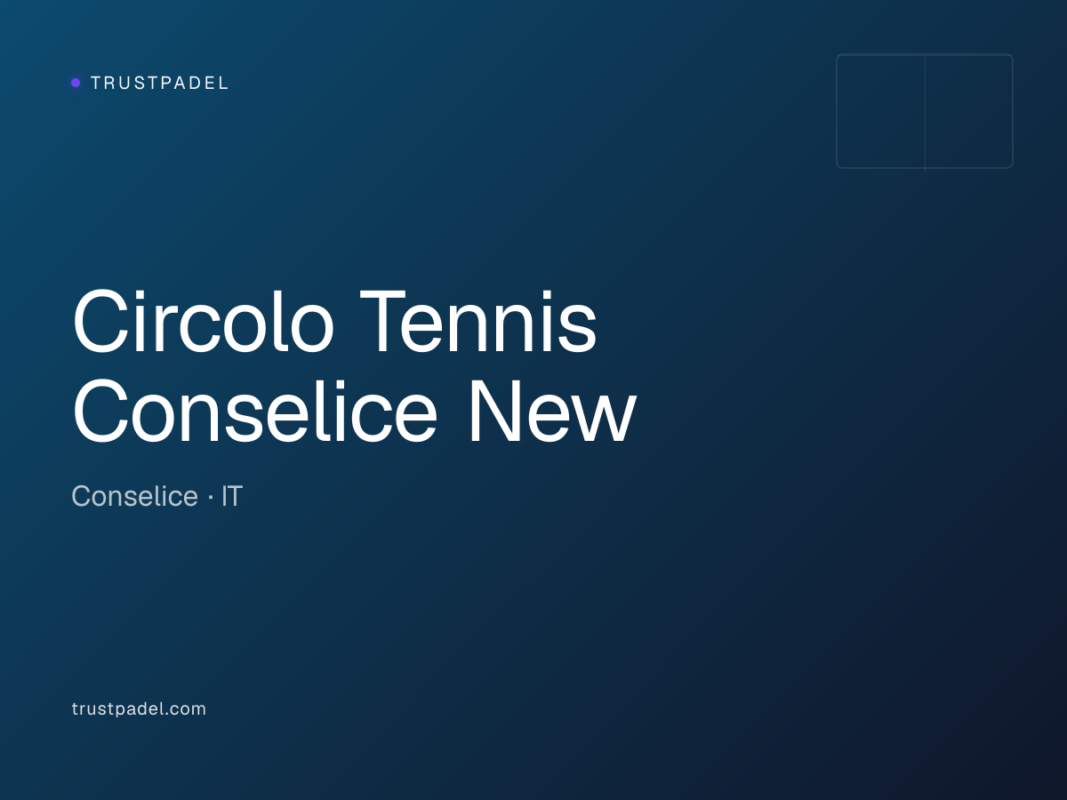 Circolo Tennis Conselice New padel club