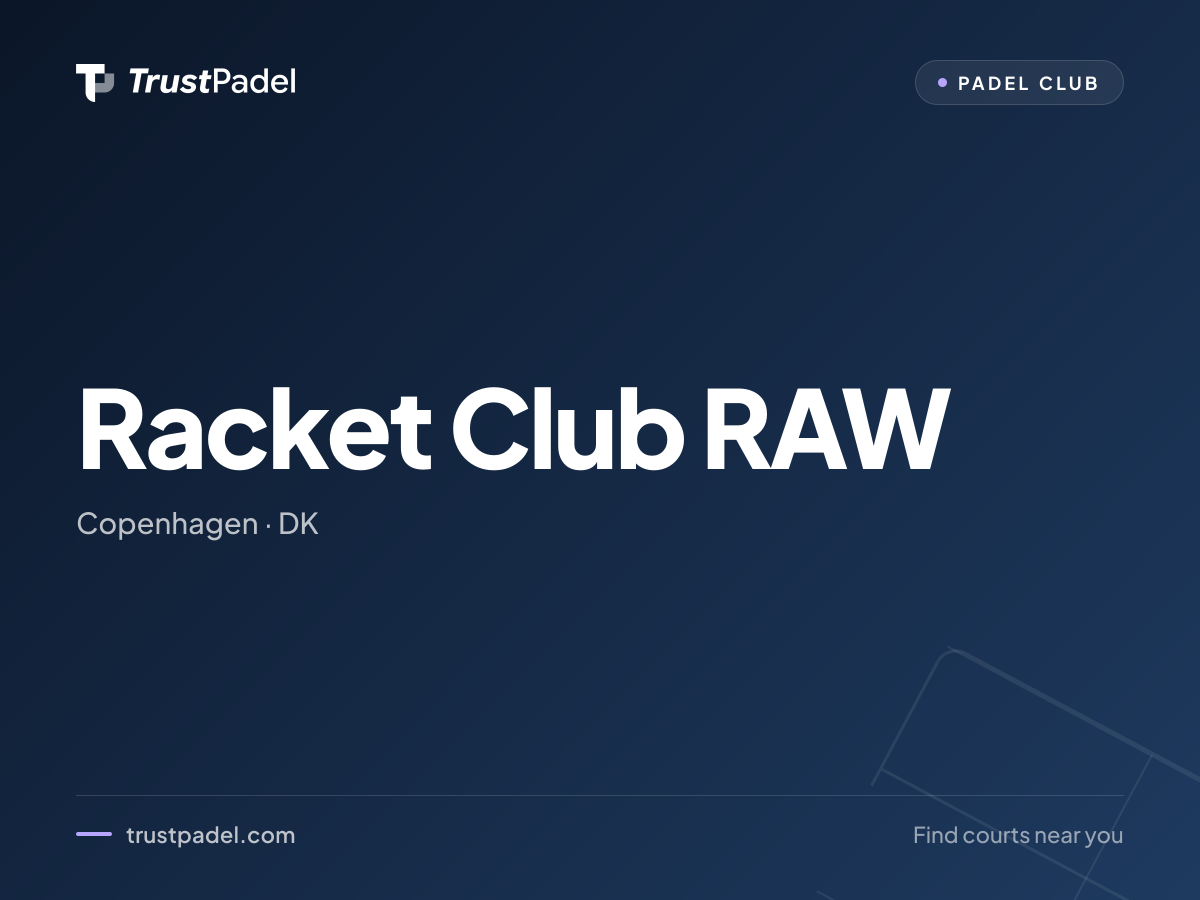Racket Club RAW padel club