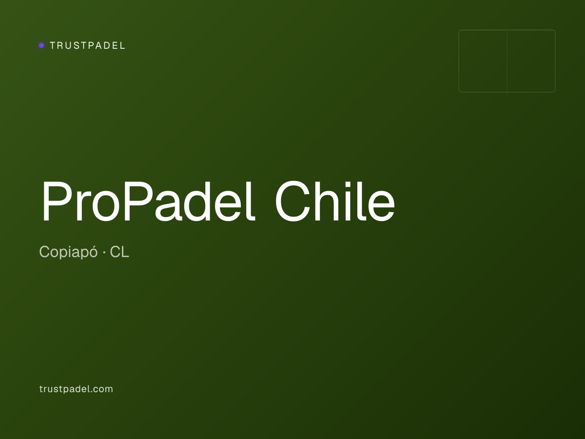 ProPadel Chile padel club