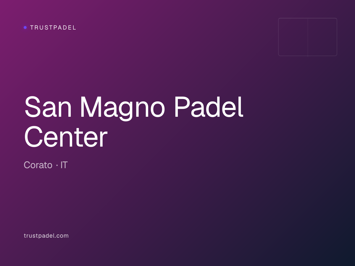 San Magno Padel Center padel club