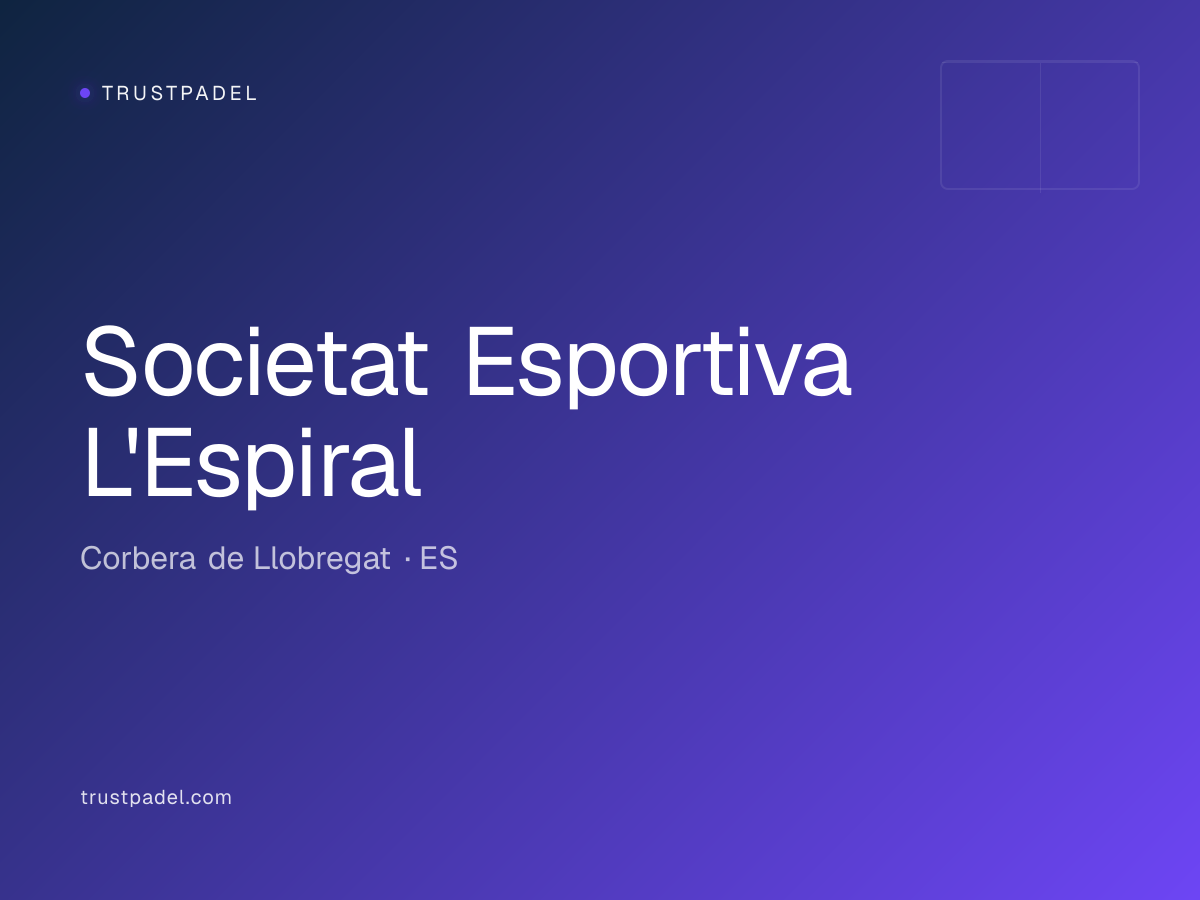 Societat Esportiva L'Espiral padel club