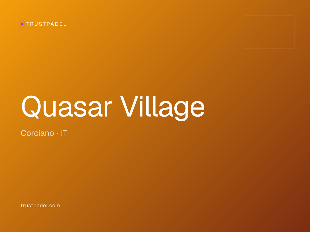Quasar Village padel club