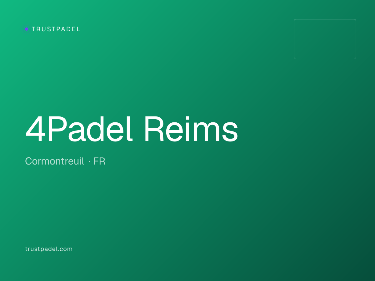 4Padel Reims padel club