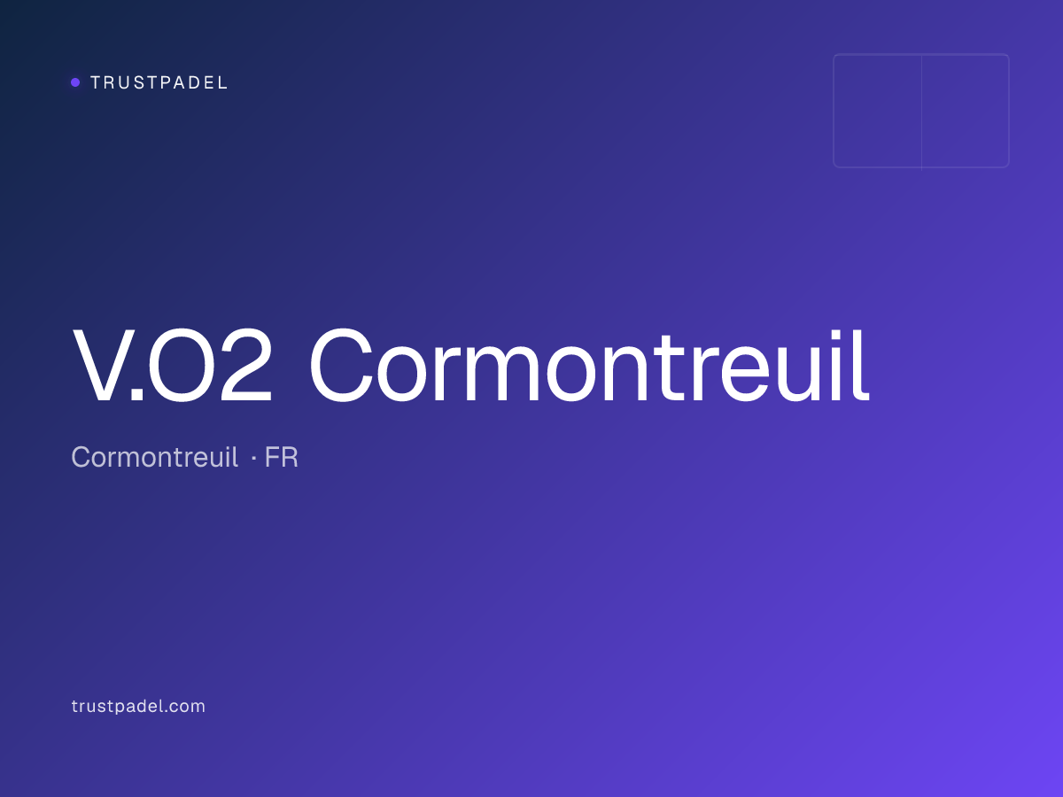 V.O2 Cormontreuil padel club