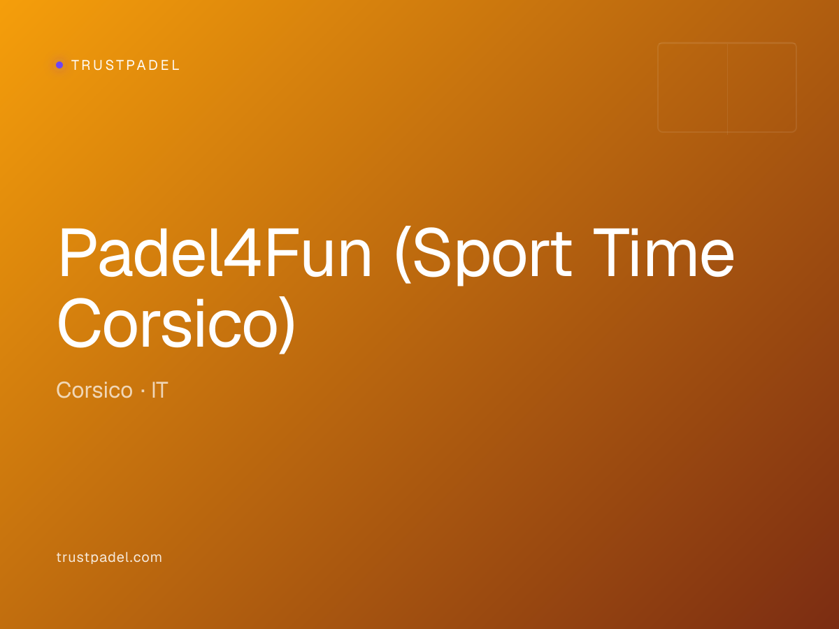 Padel4Fun (Sport Time Corsico) padel club