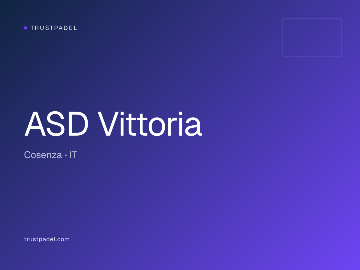 ASD Vittoria padel club