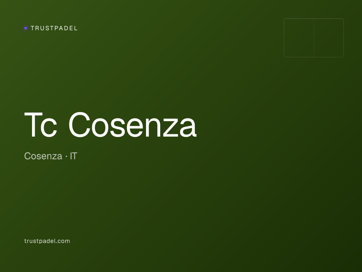 Tc Cosenza padel club