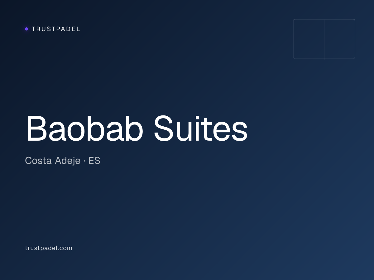 Baobab Suites padel club