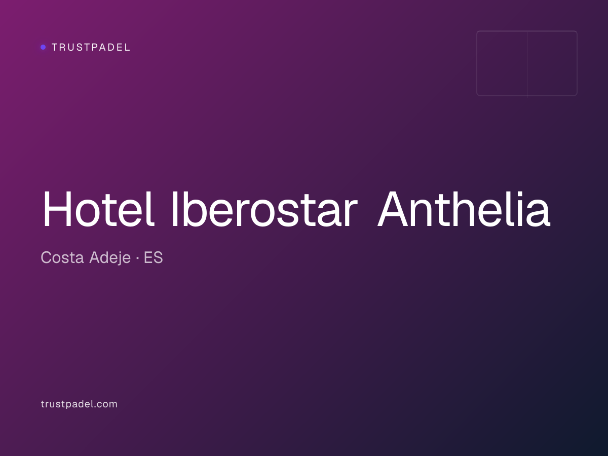 Hotel Iberostar Anthelia padel club