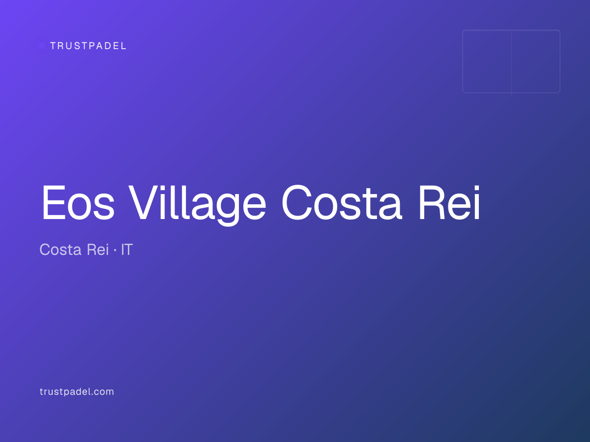Eos Village Costa Rei padel club