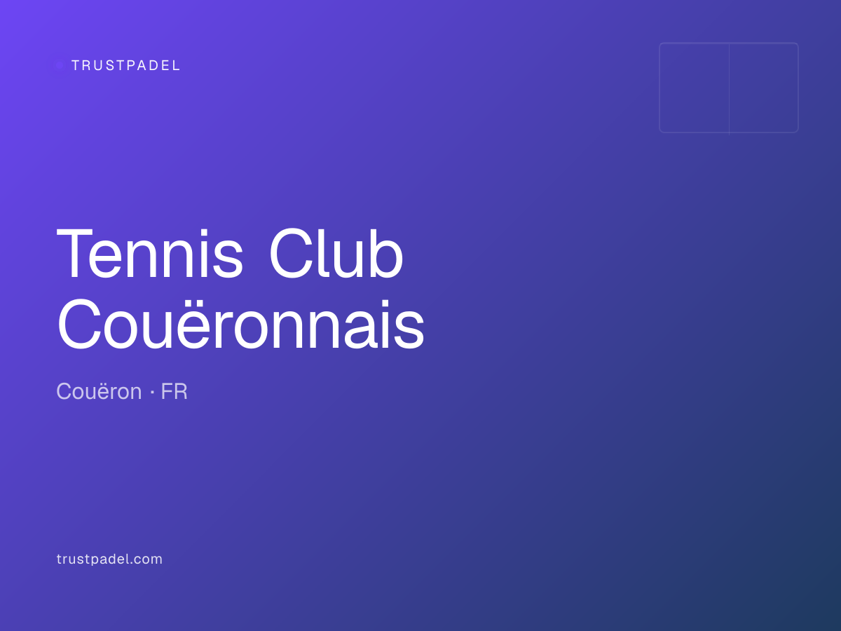 Tennis Club Couëronnais padel club