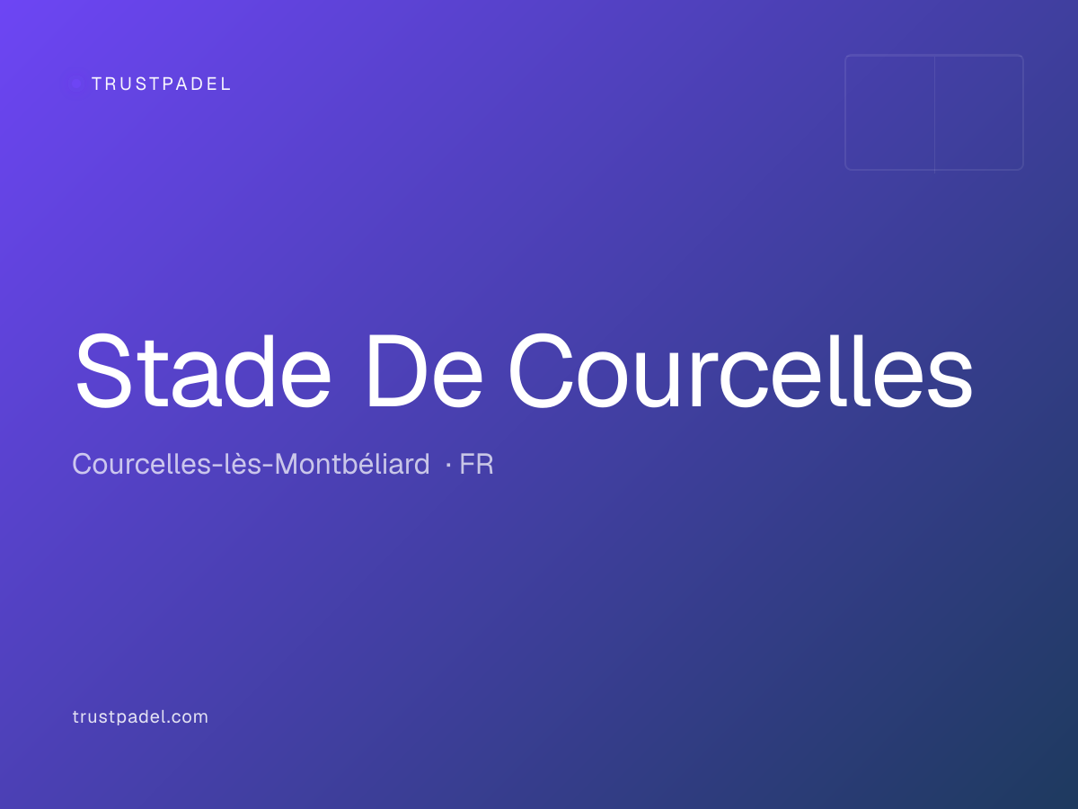 Stade De Courcelles padel club