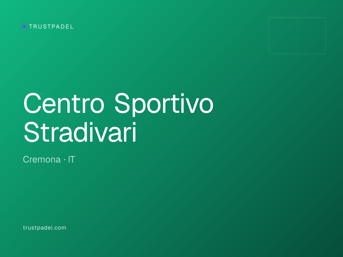 Centro Sportivo Stradivari padel club