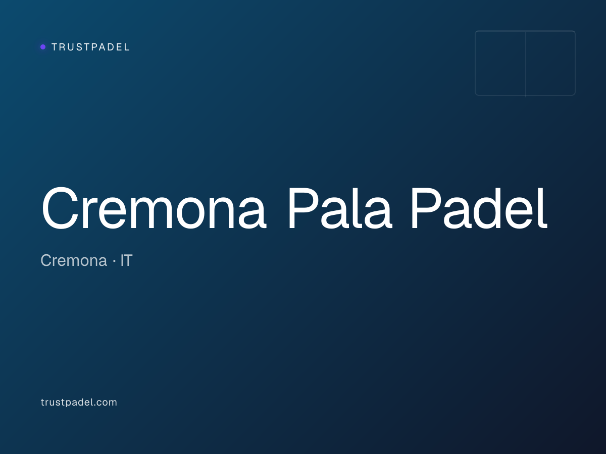 Cremona Pala Padel padel club