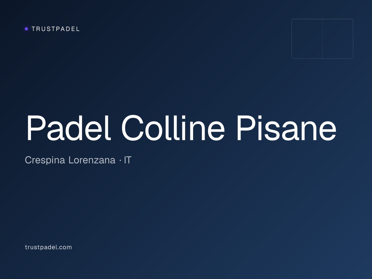 Padel Colline Pisane padel club