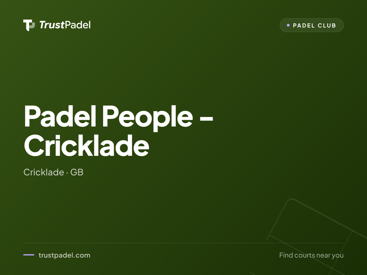 Padel People - Cricklade padel club