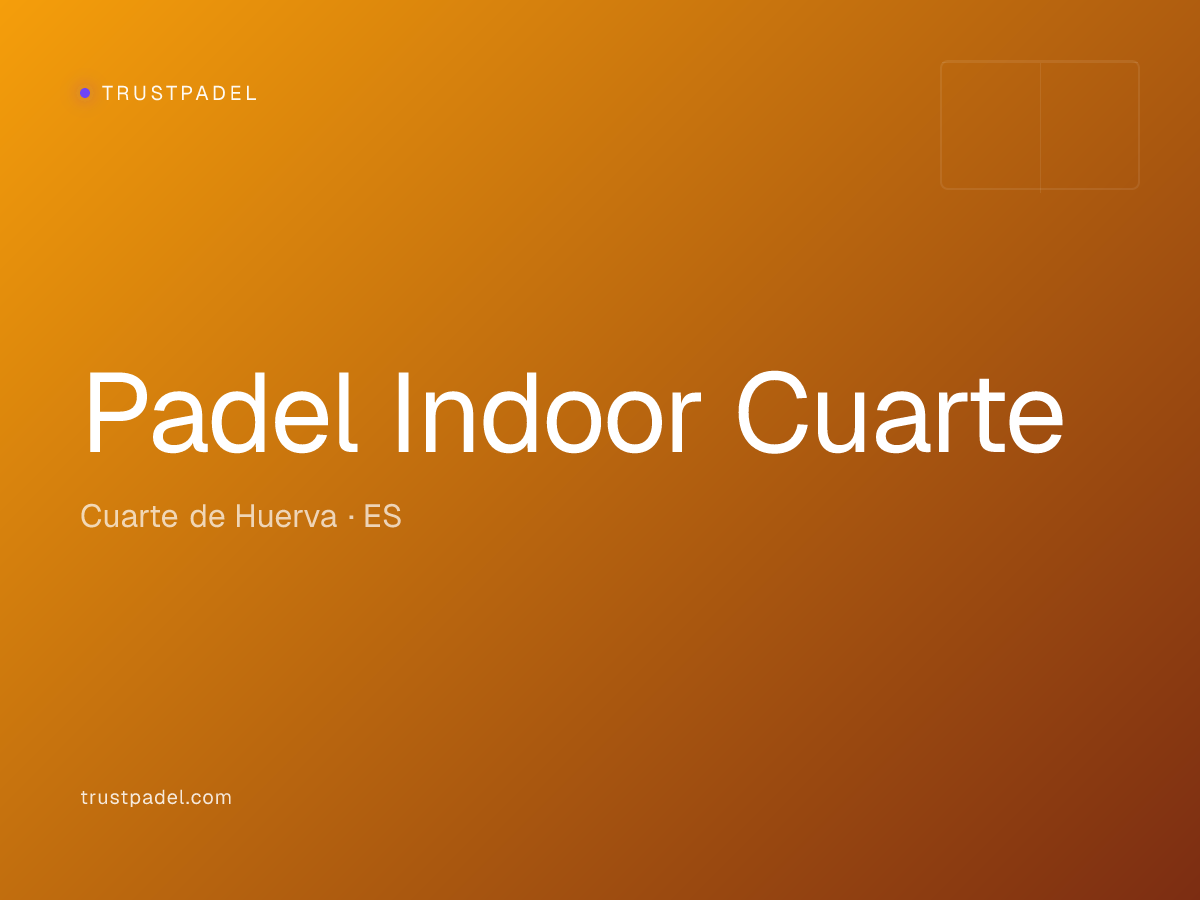 Padel Indoor Cuarte padel club
